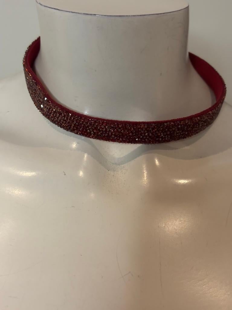 Swarovski dubbele armband met steentjes kan ook als ketting, Met kristal, Overige materialen, Ophalen of Verzenden, Zo goed als nieuw