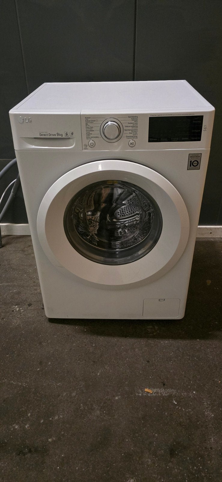 LG Wasmachine 9kg, 1400 toeren, Voorlader, Goede Staat, Ophalen