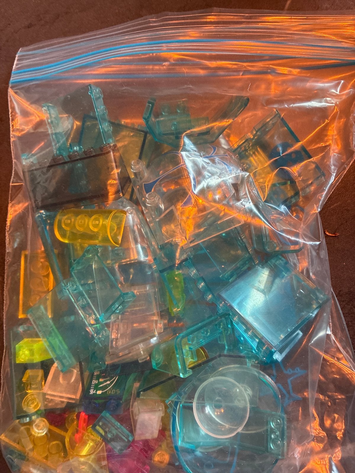 Transparante Lego blokjes - Diverse kleuren, Ophalen of Verzenden, Gebruikt, Overige merken