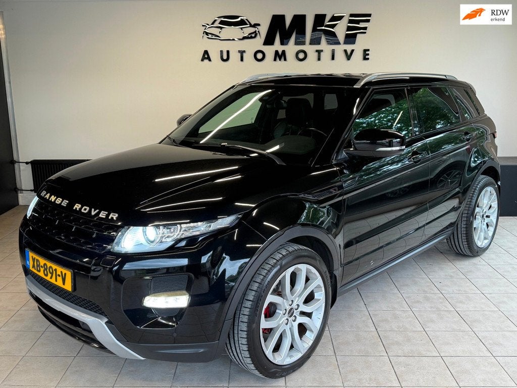 Land Rover Range Rover Evoque 2.2 SD4 4WD Prestige ECC/PANO!, Euro 5, Zwart, Leder, Bedrijf