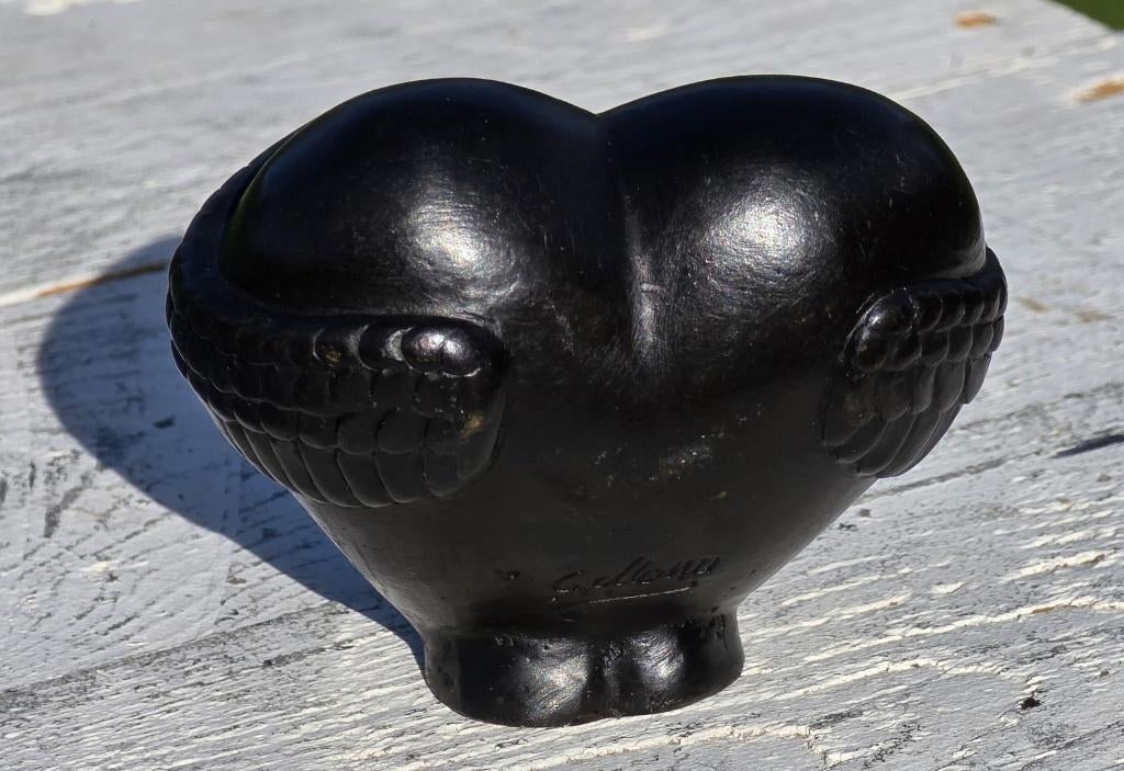 bronzen mini urn / HART MET VLEUGELS / BRONS / asurn, Huis en tuin decoratie Marie, Huis en tuin decoratie Marie, Nieuw, Ophalen of Verzenden