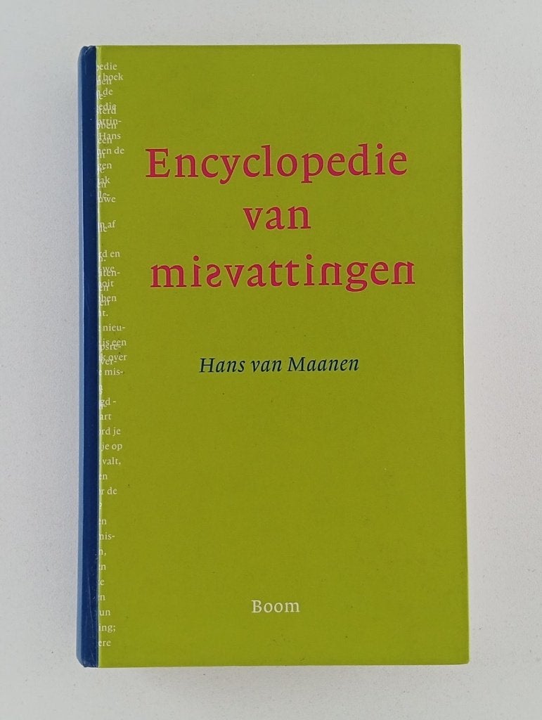 Maanen, Hans van - Encyclopedie van misvattingen, Verzenden, Gelezen, Overige onderwerpen