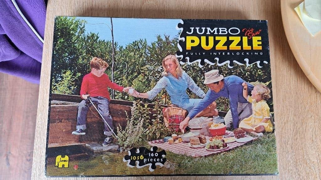 Jumbo puzzel 1056 - 160 stukjes, Ophalen of Verzenden, Minder dan 500 stukjes, Gebruikt, Legpuzzel