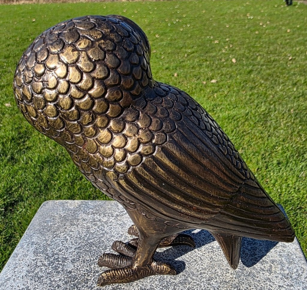 UIL MINERVA / BRONZEN BEELD / UIL, Dierenbeeld, Nieuw, Info@huisentuindecoratiemarie.nl, Huis en tuin decoratie marie