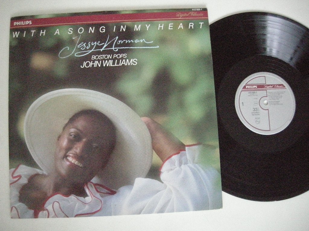 Jessye Norman John Williams With A Song In My Heart -LP zgan, Ophalen, Zo goed als nieuw, 12 inch, LP