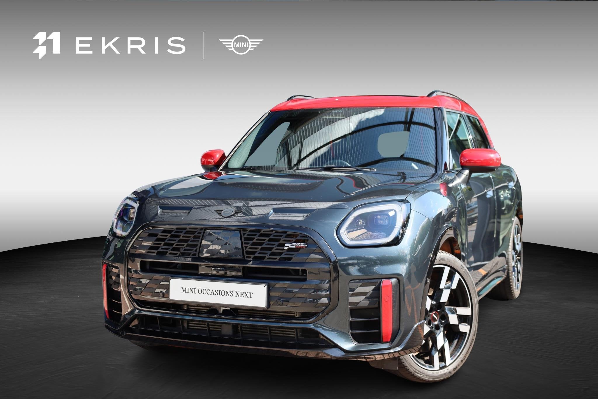 MINI Countryman John Cooper Works ALL4 | Pakket XL, Auto's, 1998 cc, Gebruikt, Met garantie (alle), Leder en Stof