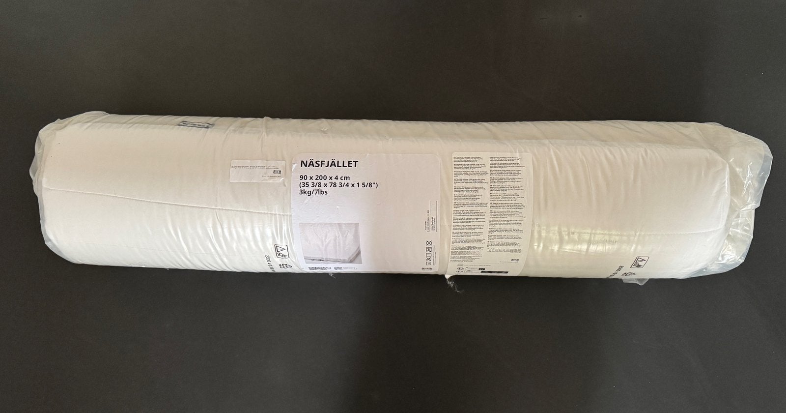 Ikea Nasfjallet matras topper ( nieuw), Ophalen, 90 cm, Eenpersoons, Nieuw