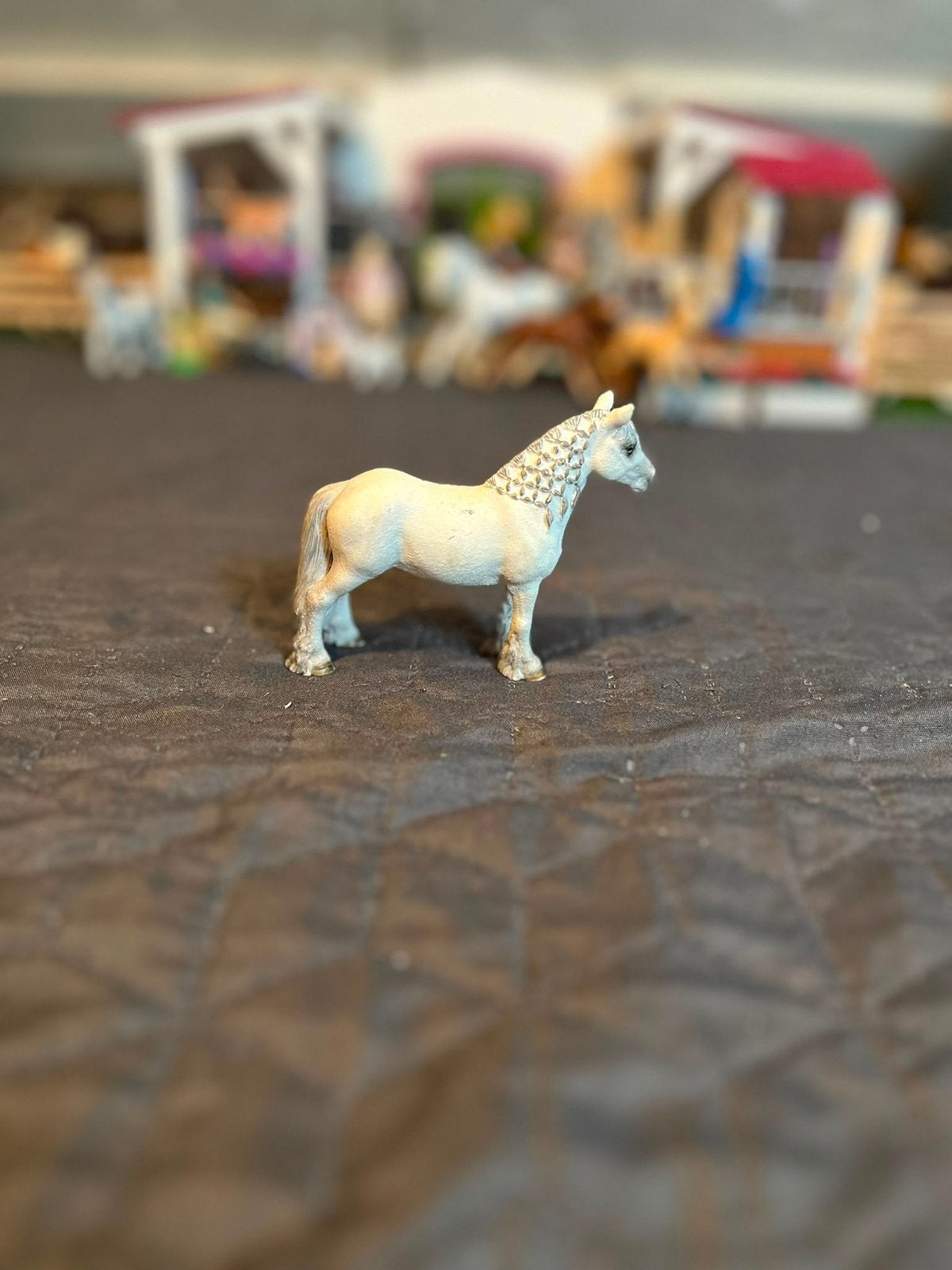 Sleigh paard, Ophalen of Verzenden, Gebruikt, Paard, Beeldje of Figuurtje