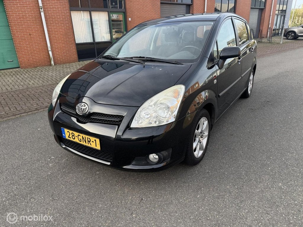 Toyota Corolla Verso 1.8 VVT-i Luna, Gebruikt, 4 cilinders, 129 pk, Zwart