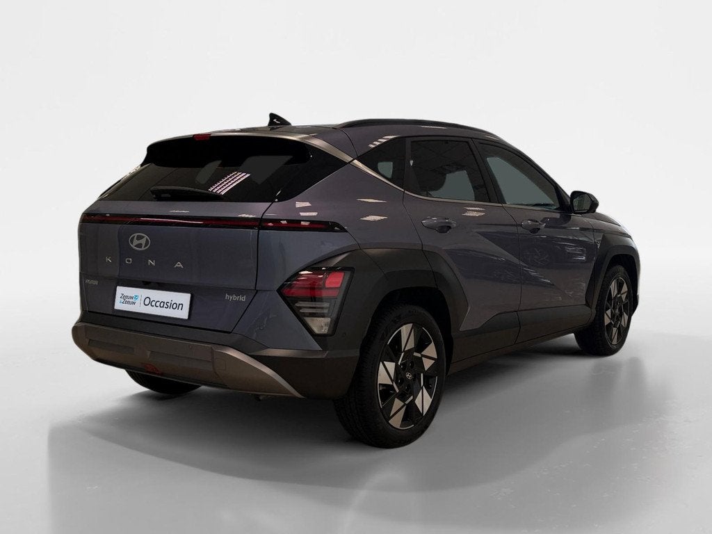 Hyundai Kona 1.6 HYBRID | PREMIUM | AUTOMAAT | NL-AUTO | DEA, Auto's, Hyundai, 137 pk, Gebruikt, Euro 6, Blauw