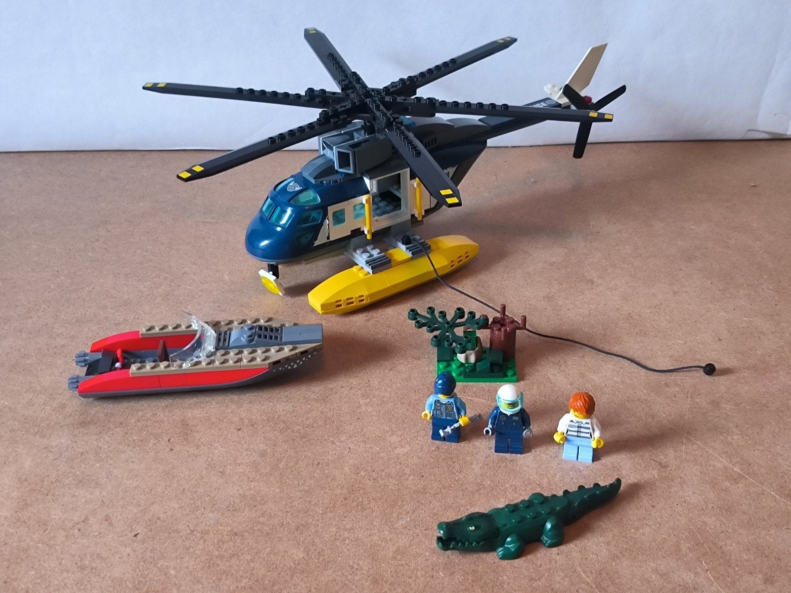 LEGO City 60067 politie helicopter Chase, Ophalen of Verzenden, Gebruikt