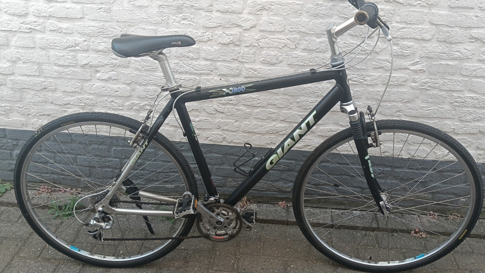 Giant x1800 experts series sport fiets  heren tour vintage, Ophalen, 28 inch, Vering, Velgrem