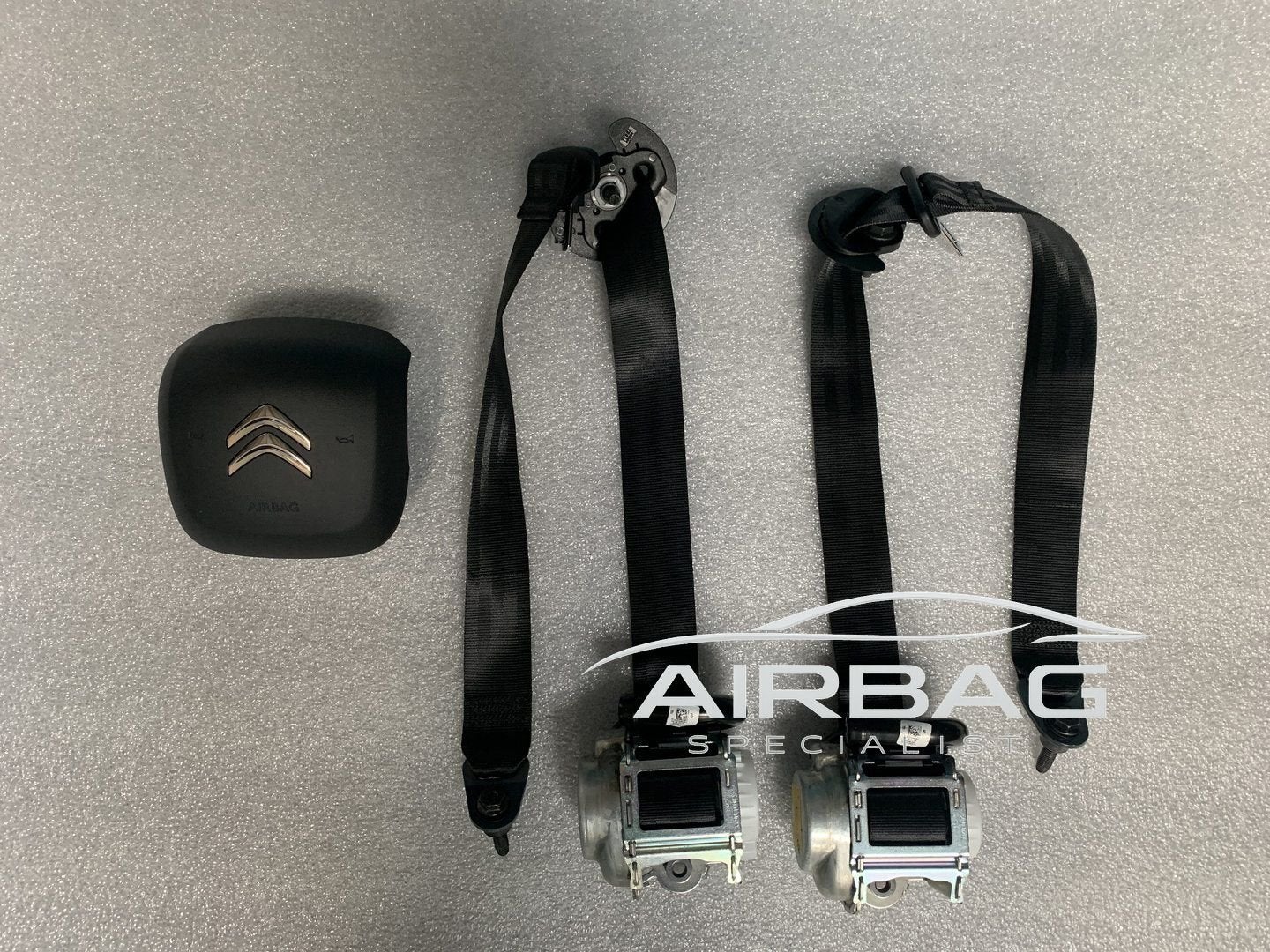 CITROEN BERLINGO 2019+ airbag set stuur airbag gordel set, Gebruikt, -, -, Ophalen of Verzenden