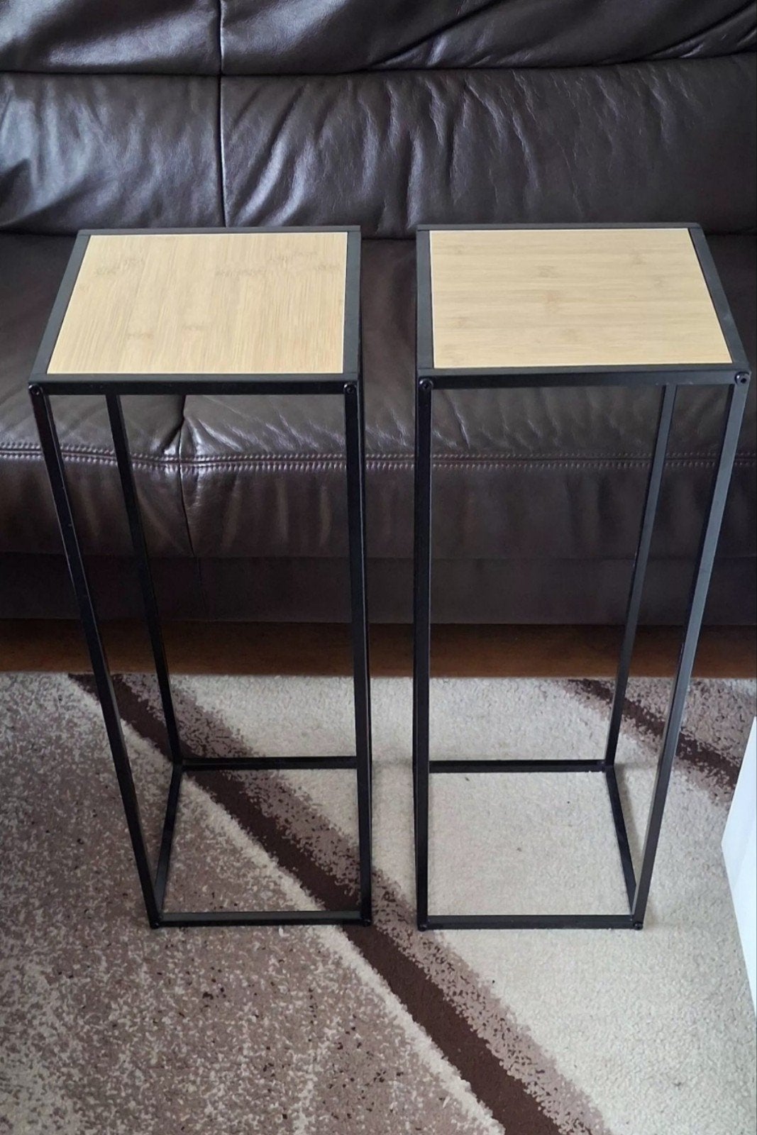Plantentafel Hugo - 2x, Ophalen, Minder dan 55 cm, Modern, Industrieel, Metaal of Aluminium