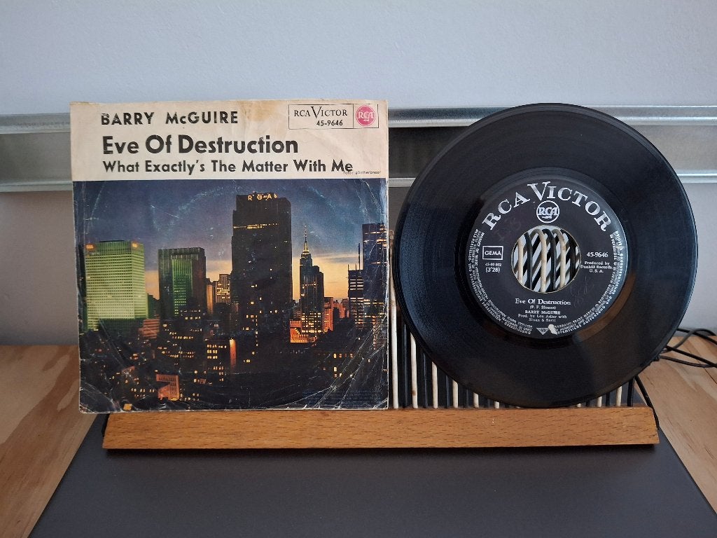 Barry Mcguire-Eve of destruction(784) 2,50 euro vaste prijs, Cd's en Dvd's, Vinyl Singles, Ophalen of Verzenden, Zo goed als nieuw