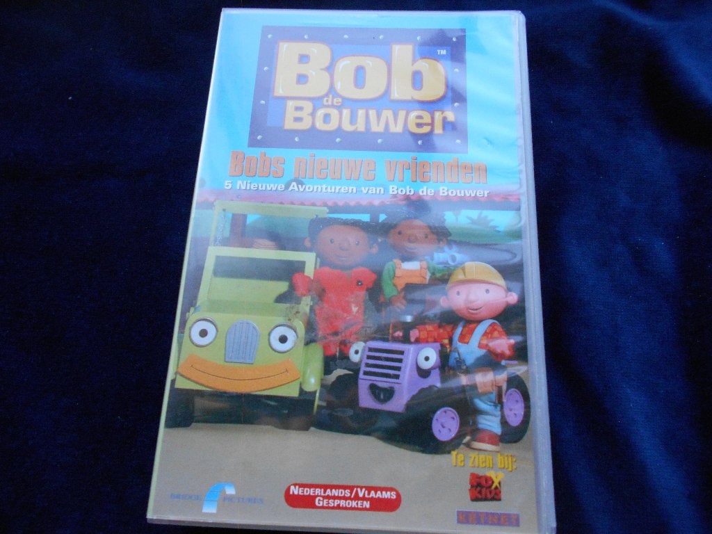 Video Bob de Bouwer: Bobs nieuwe vrienden, nu 0,50., Cd's en Dvd's, VHS | Kinderen en Jeugd, Gebruikt, Verzenden, Alle leeftijden