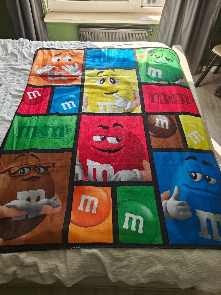 €5,- M&M's Fleece Deken, m&m world, Verzamelen, Ophalen of Verzenden, Nieuw, Gebruiksvoorwerp