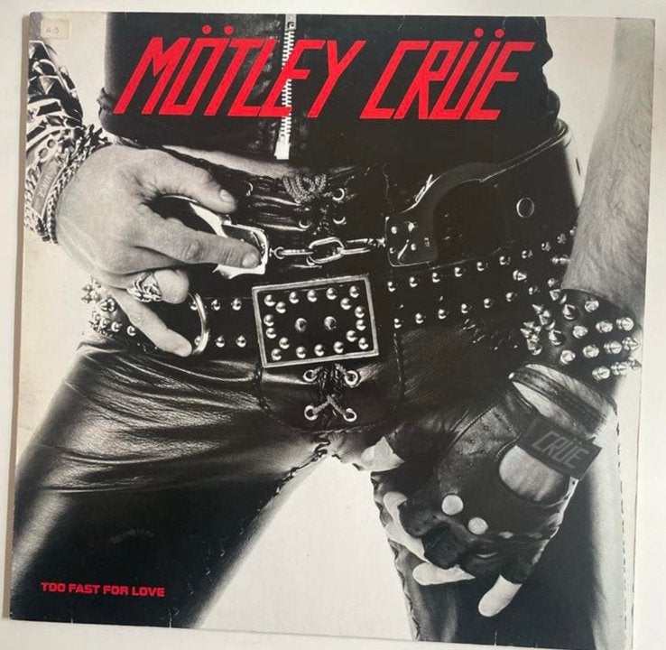 Mötley Crüe - Too Fast For Love LP (1982) - Hard Rock, Cd's en Dvd's, Vinyl | Hardrock en Metal, Originele persing, Ophalen of Verzenden