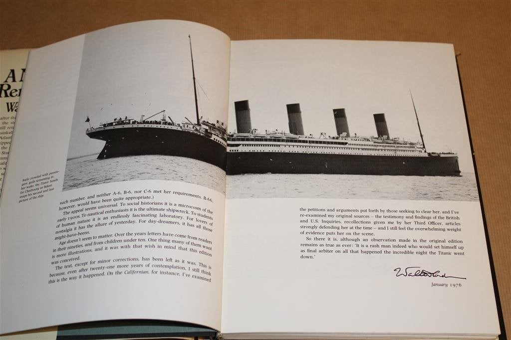 A Night to Remember. The sinking of the Titanic., Ophalen of Verzenden, Gelezen, Europa