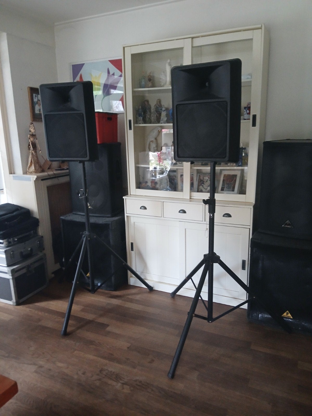 XEN - TM 12 Passieve Luidsprekers met Standaards, Gebruikt, Inclusief standaarden, Speakerset, Ophalen