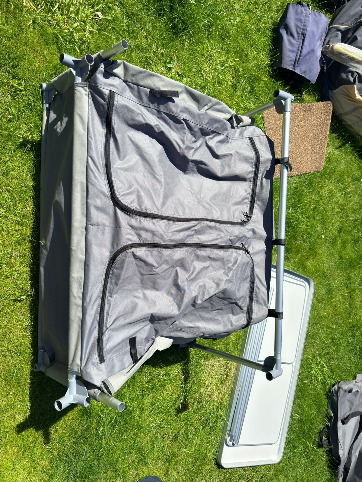 Kampeermeubel/ opbergkast, opvouwbaar, Caravans en Kamperen, Ophalen, Gebruikt, Campingkast