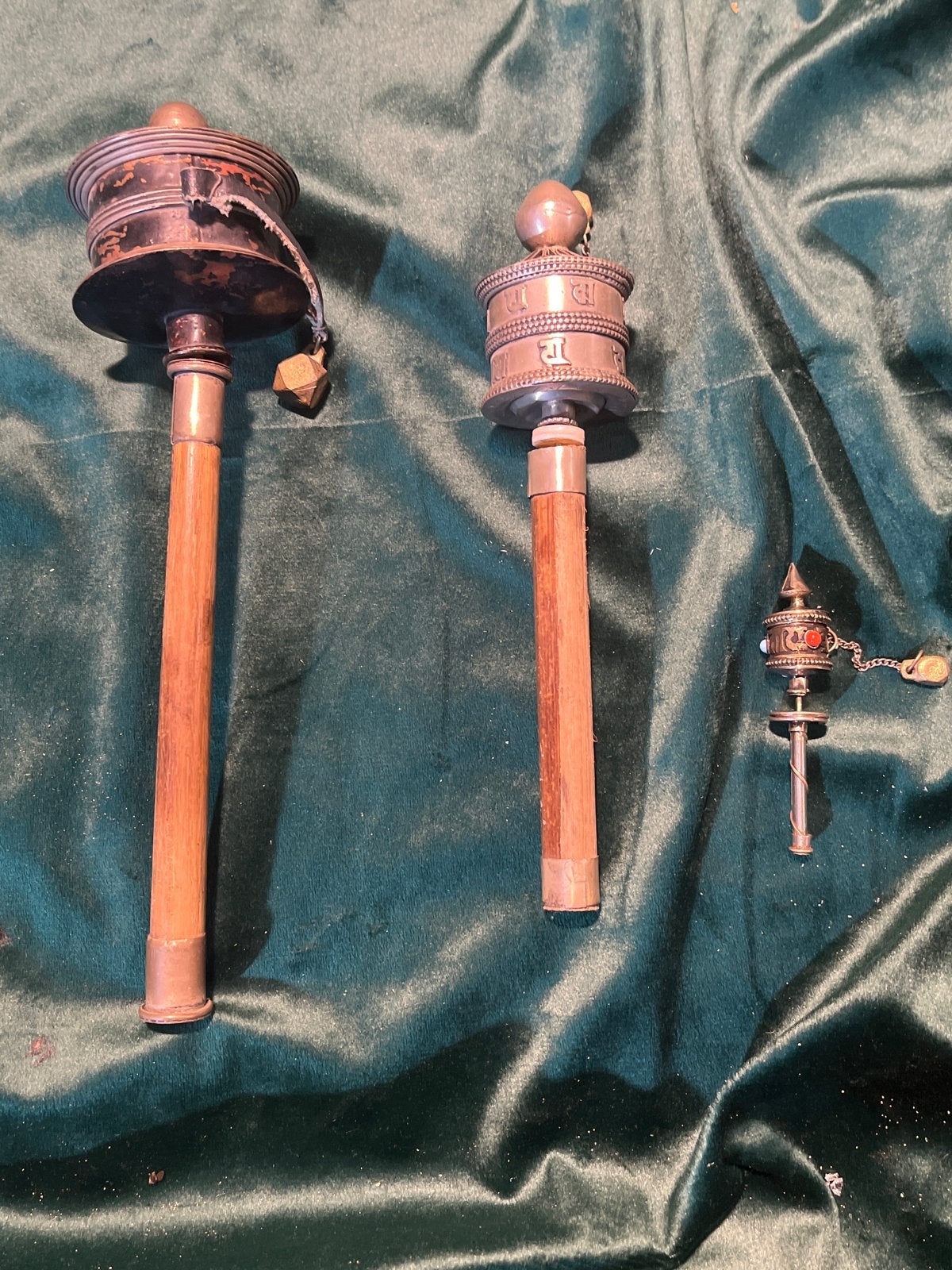 Set van 3 Tibetaanse Gebedsmolens, Ophalen of Verzenden