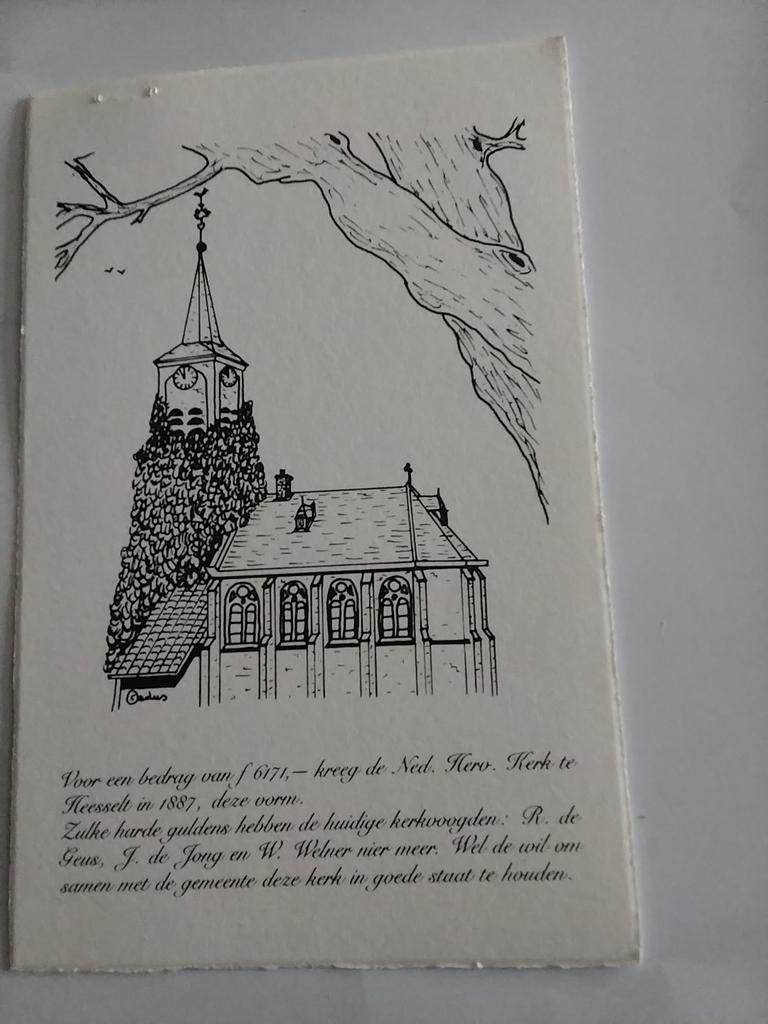 HEESSELT.  NED.HERV.KERK, Ophalen of Verzenden