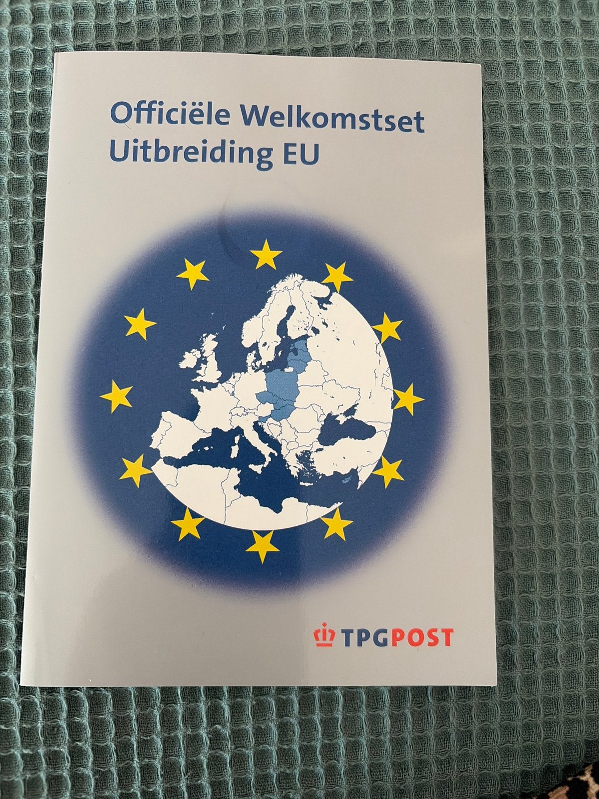 “TPGPOST officiële set EU uitbreiding 2004 zilver 925 €5”, Postzegels en Munten, Ophalen of Verzenden, Overige typen