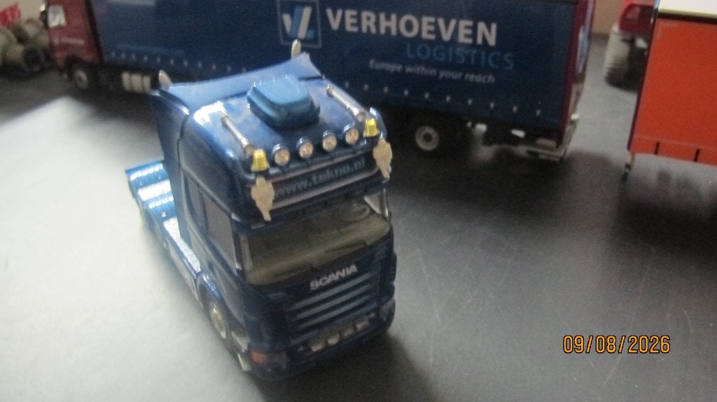 Tekno Scania Z.G.A.N. zonder doos., Hobby en Vrije tijd, Modelauto's | 1:50, Ophalen of Verzenden, Zo goed als nieuw, Bus of Vrachtwagen