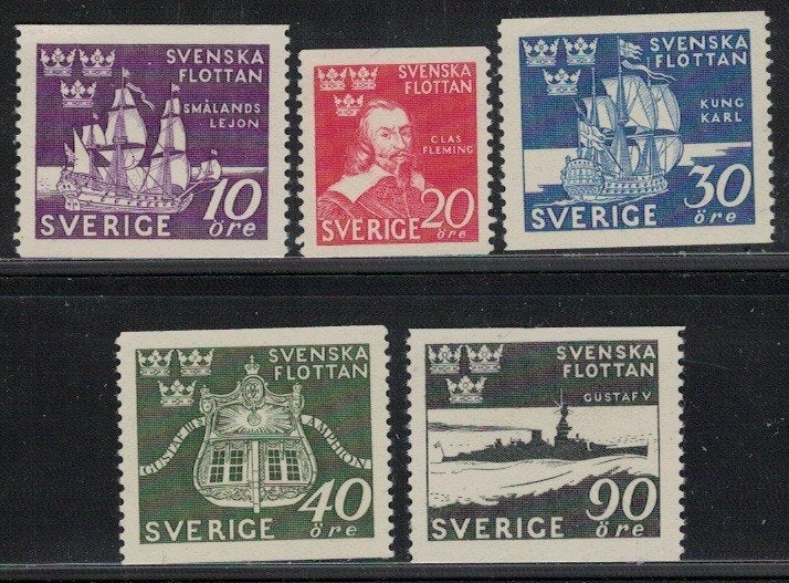 Y971 Zweden 306/10 postfris Schepen, Verzenden, Zweden, Postfris