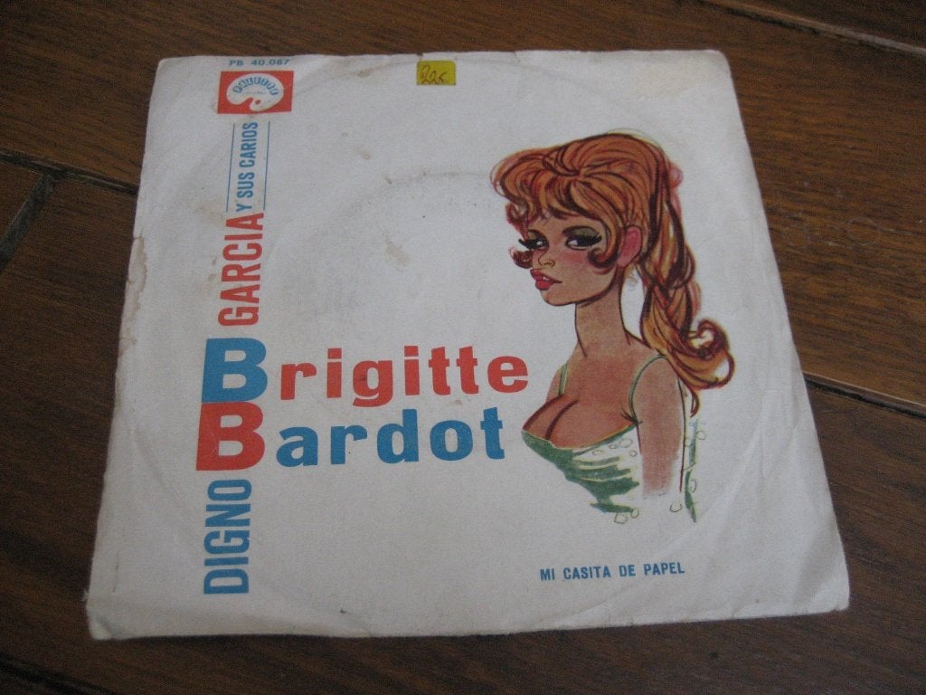 60s digno garcia brigitte bardot, Ophalen of Verzenden, Gebruikt, 7 inch, Pop