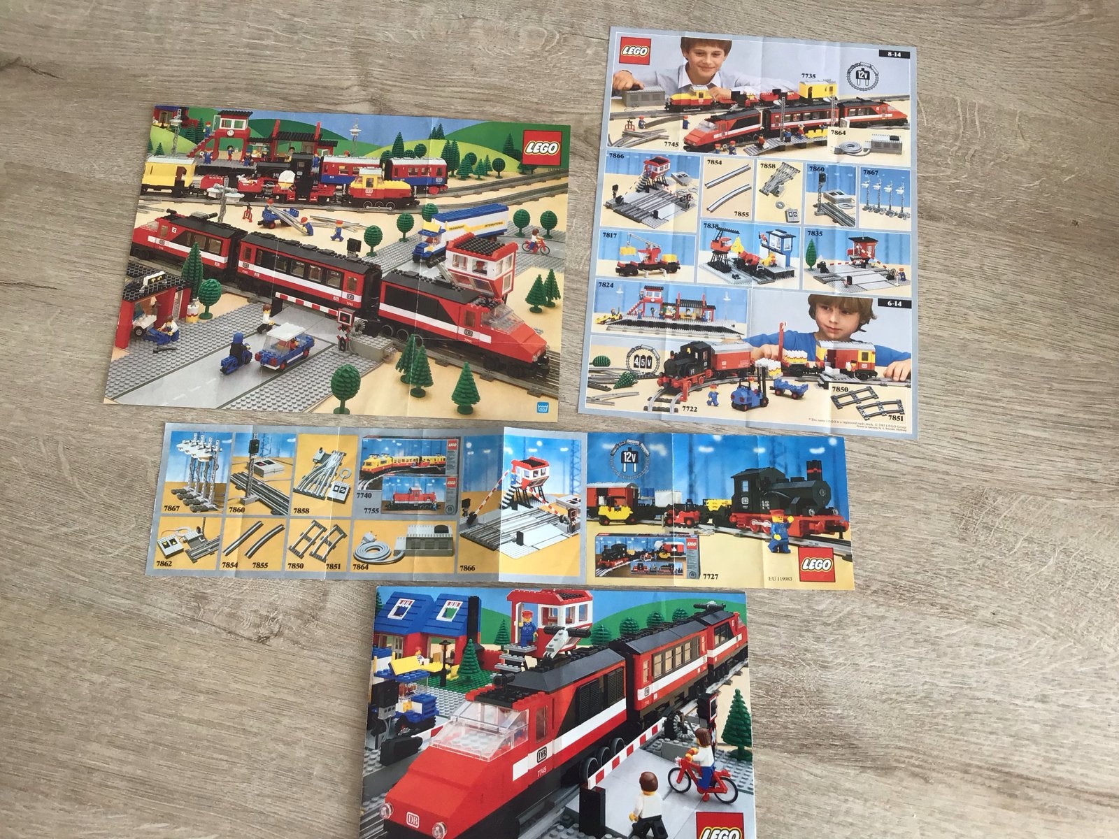 Lego Trein folders en instructieboekjes, Gebruikt, Overige thema's, Lego, Overige typen