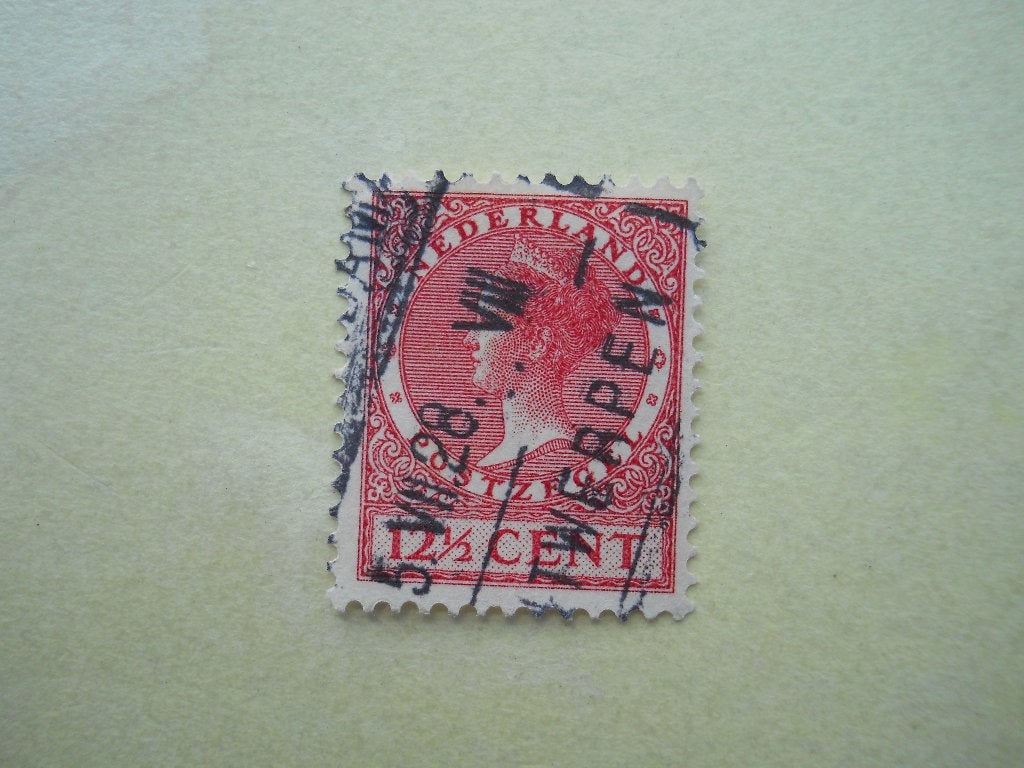 Nederland 1926 Kon.Wilhelmina Nvph.184 Trein A'dam-Antwerpen, Ophalen of Verzenden, T/m 1940, Gestempeld
