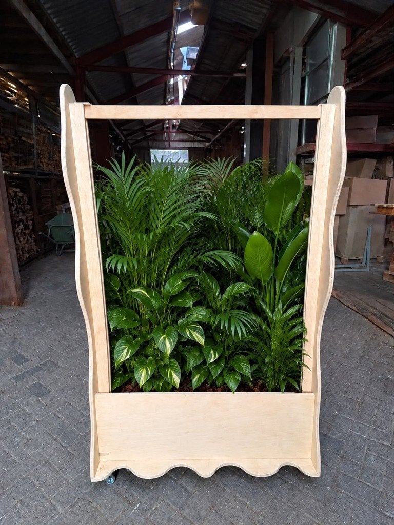 Verrijdbare houten room divider, Ophalen, Nieuw