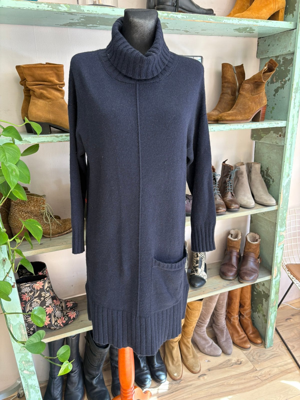 Alpha Studio jurk maat M wol, Kleding | Dames, Maat 38/40 (M), Blauw, Ophalen of Verzenden, Zo goed als nieuw