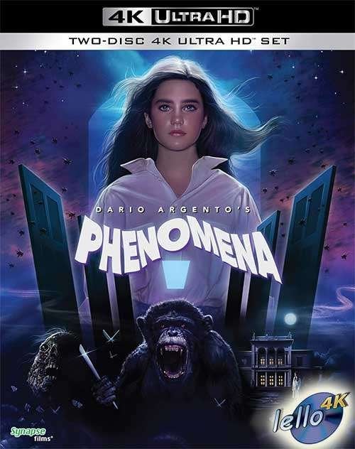 Blu-ray 4K: D. Argento's Phenomena (1985 Jennifer Connelly)2, Ophalen of Verzenden, Nieuw in verpakking, 4K Ultra HD Blu-ray, Horror