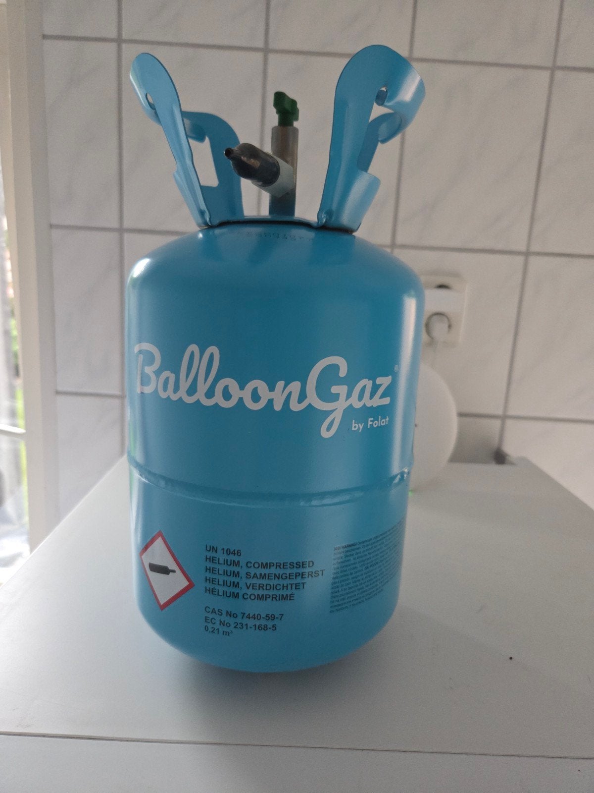 Heliumtank, Ophalen, Zo goed als nieuw, Versiering, Overige
