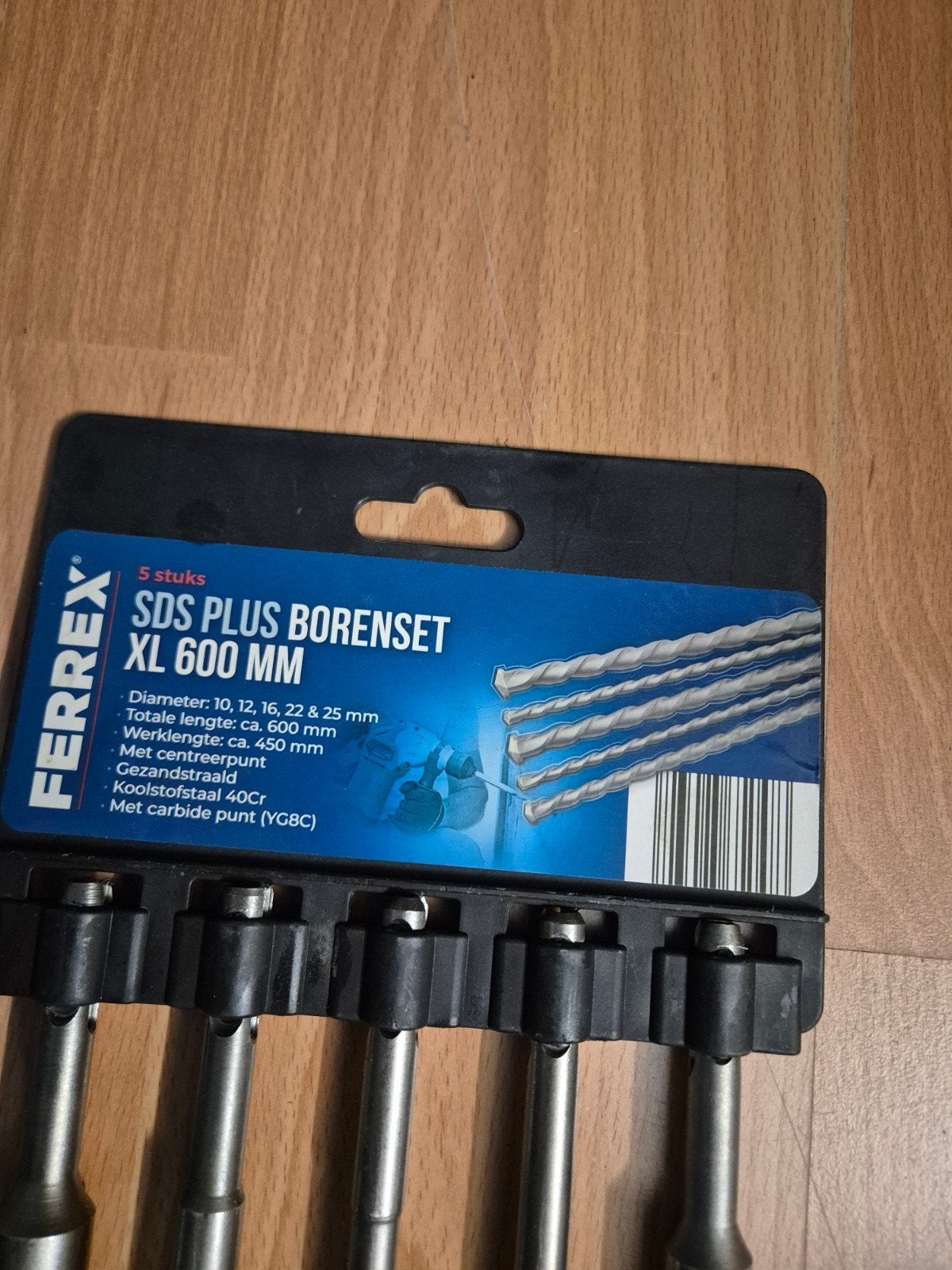 Ferrex SDS Plus Borenset XL 600 mm - 5 stuks, Ophalen, Nieuw, Overige typen
