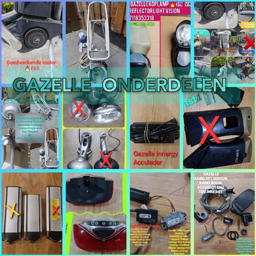 Gazelle easy glider / Innergy orange / Medeo excel Onderdele, Overige typen, Ophalen of Verzenden, Zo goed als nieuw, Gazelle