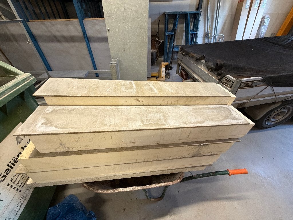 Kantplanken 140mm (130mm + 10mm)  hoogte 210mm, Ophalen, 12 cm of meer, Muurisolatie, Nieuw