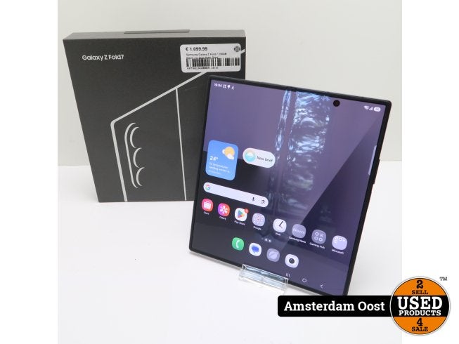 Samsung Galaxy Z Fold 7 256GB Zwart | In Zeer Nette Staat, Samsung, Zo goed als nieuw, Support@Samsung.com, 129, Samsung-ro, Yeongtong-gu
Suwon-si, Gyeonggi-do 16677
South Korea