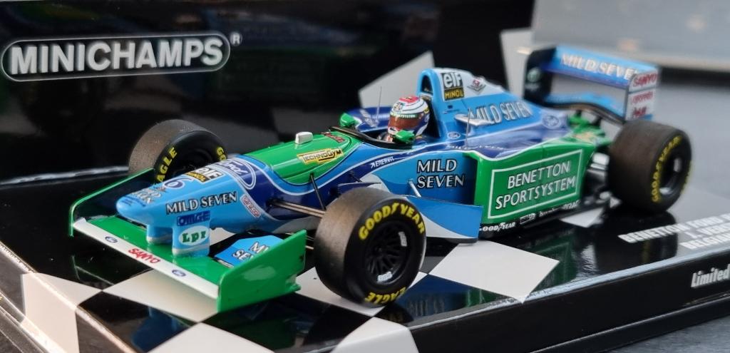 Minichamps Benetton B194 #6 Jos Verstappen 1:43 Belgium 1994, Hobby en Vrije tijd, Modelauto's | 1:43, Ophalen of Verzenden, Nieuw