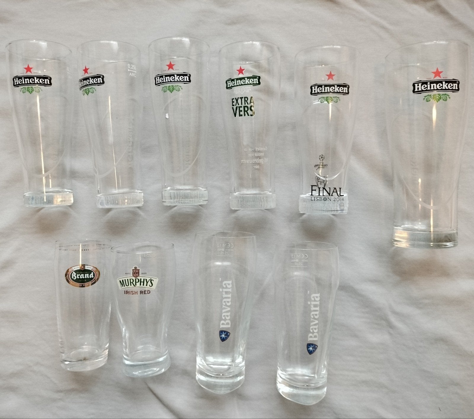 diverse bierglazen, Verzamelen, Ophalen of Verzenden, Zo goed als nieuw, Bierglas