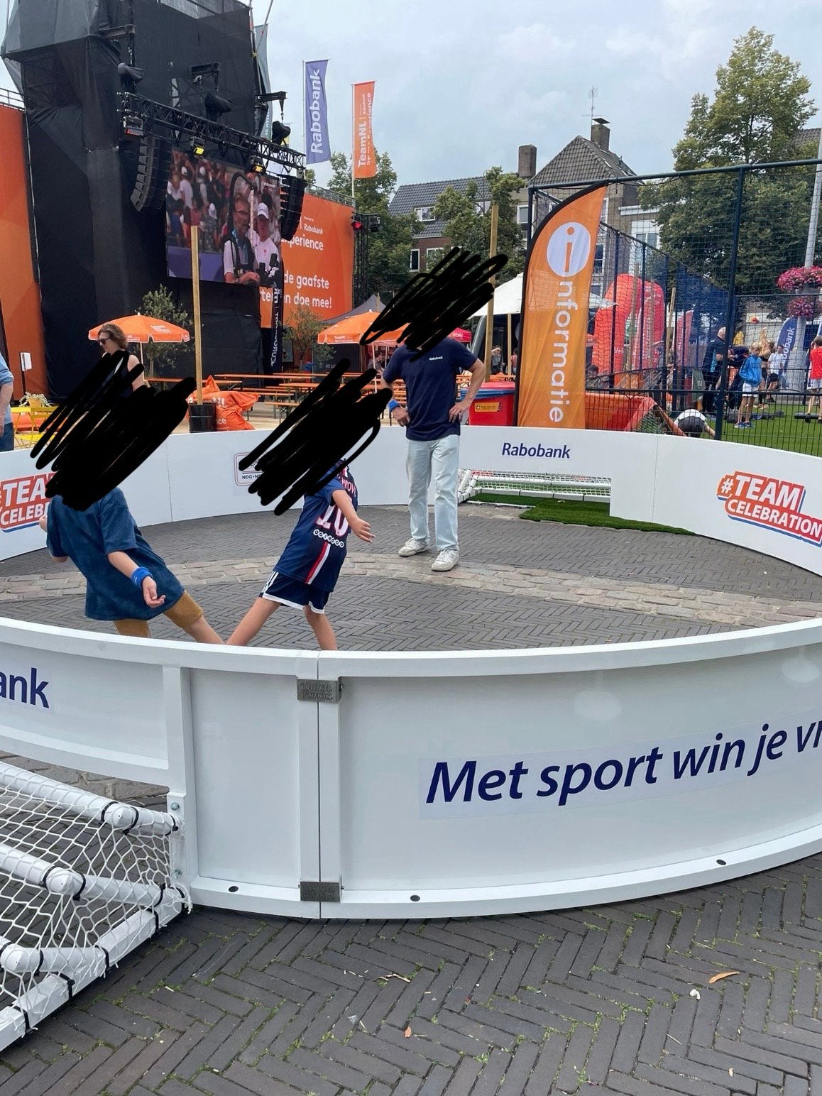 Pannakooi (inclusief transportkar), Ophalen