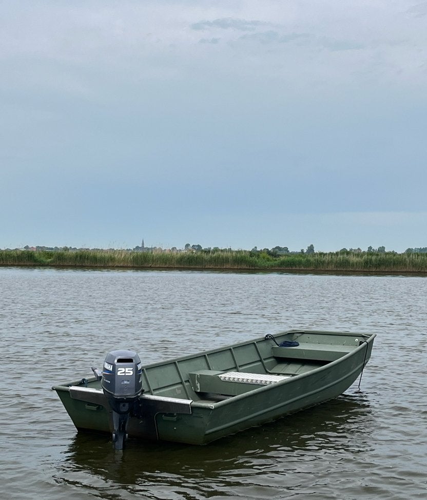 Aluminium platbodem, Watersport en Boten, Vis- en Consoleboten, Ophalen, Overige merken, Gebruikt, Aluminium