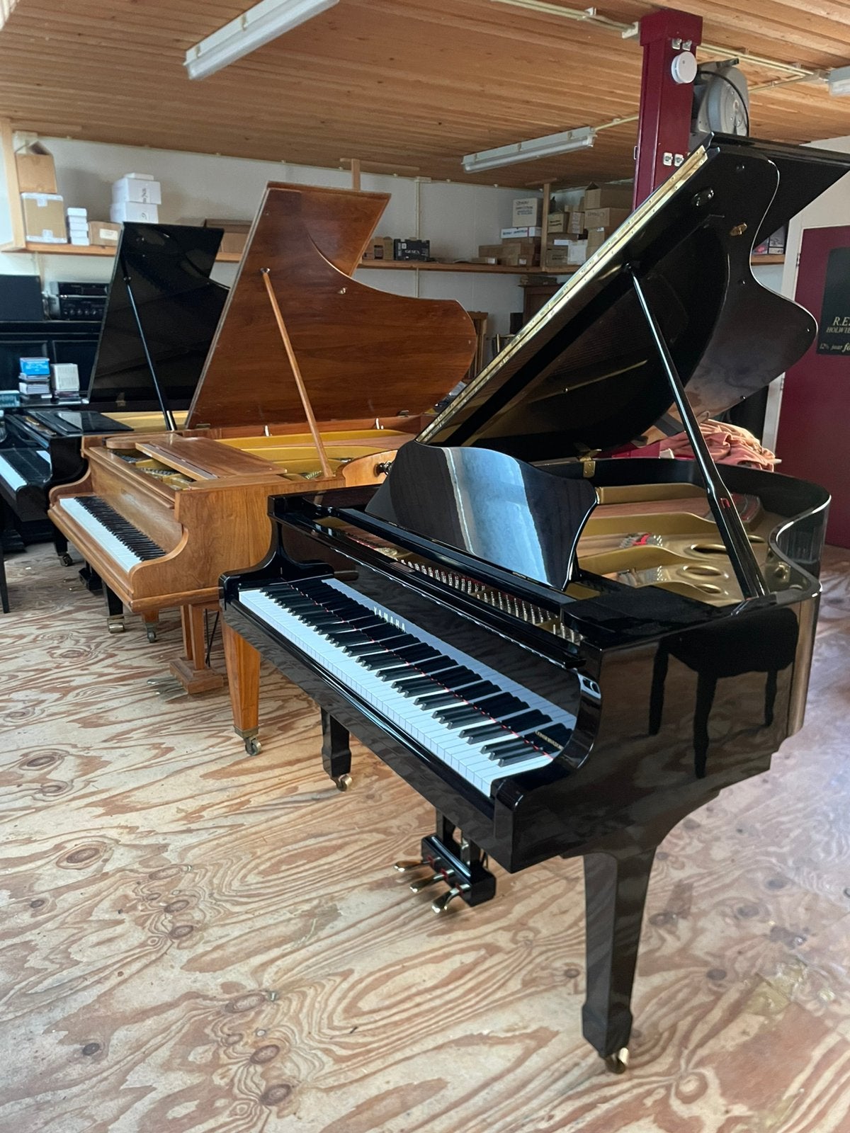 Yamaha C3 Conservatory vleugel, Muziek en Instrumenten, Ophalen, Gebruikt, Zwart, Vleugel