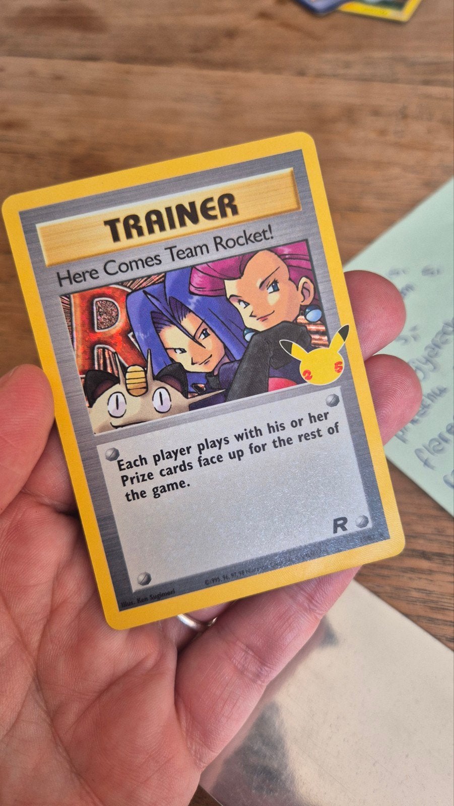 Pokémon Trainer Kaart, Ophalen, Zo goed als nieuw, Losse kaart