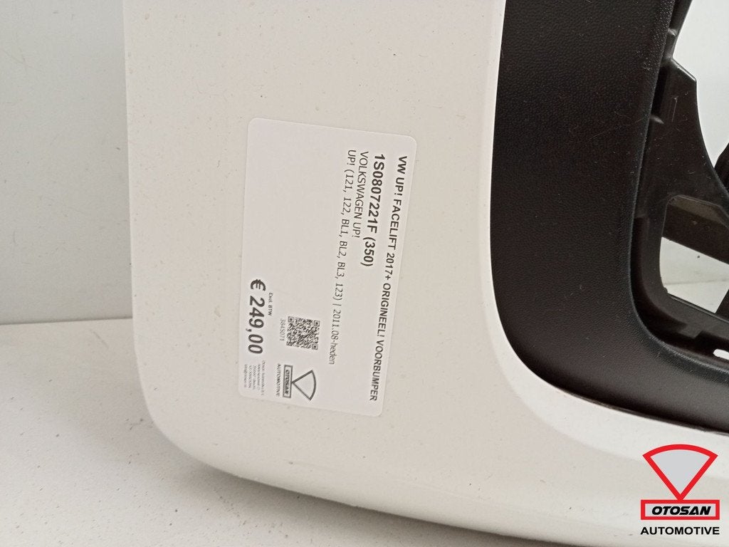 VW Up Facelift Voorbumper Origineel! 2017+, Auto-onderdelen, Gebruikt, Volkswagen, Volkswagen AG, Bumper