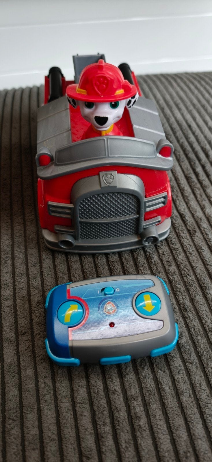 Paw Patrol Marshall Afstandsbestuurbare Brandweerwagen, Ophalen of Verzenden, Gebruikt, Afstandsbediening