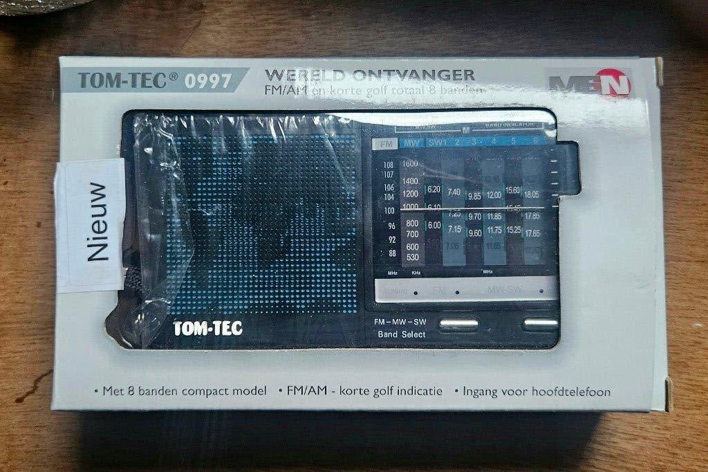 TOM-TEC 0997 Wereldontvanger FM/AM/Korte Golf Nieuw, Audio, Tv en Foto, Ophalen of Verzenden, Nieuw, Wereldontvanger